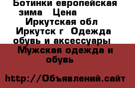 Ботинки европейская зима › Цена ­ 2 000 - Иркутская обл., Иркутск г. Одежда, обувь и аксессуары » Мужская одежда и обувь   